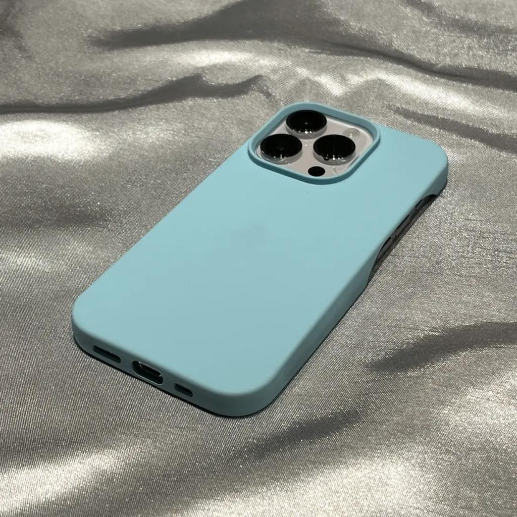 Für Apple 17promax Handyhülle für IPhone 16 Imitation Flüssigsilikon Weiche Hülle 15 Dopamin-Farbe