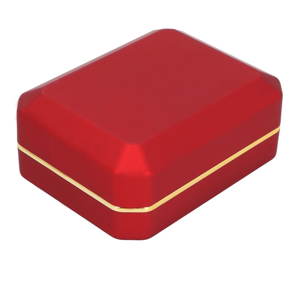 Jewelry Display Box Light Flocking Inside Rings Pendant Storage Gift Box for Engagement Wedding