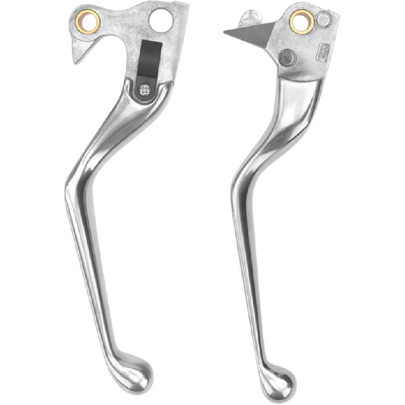 Motorcycle Handle Brake Clutch Lever for Harley Sportster XL883 1200 2004-2013 Hand Control Lever Kit Motorcycle Replacement Parts (Silver)