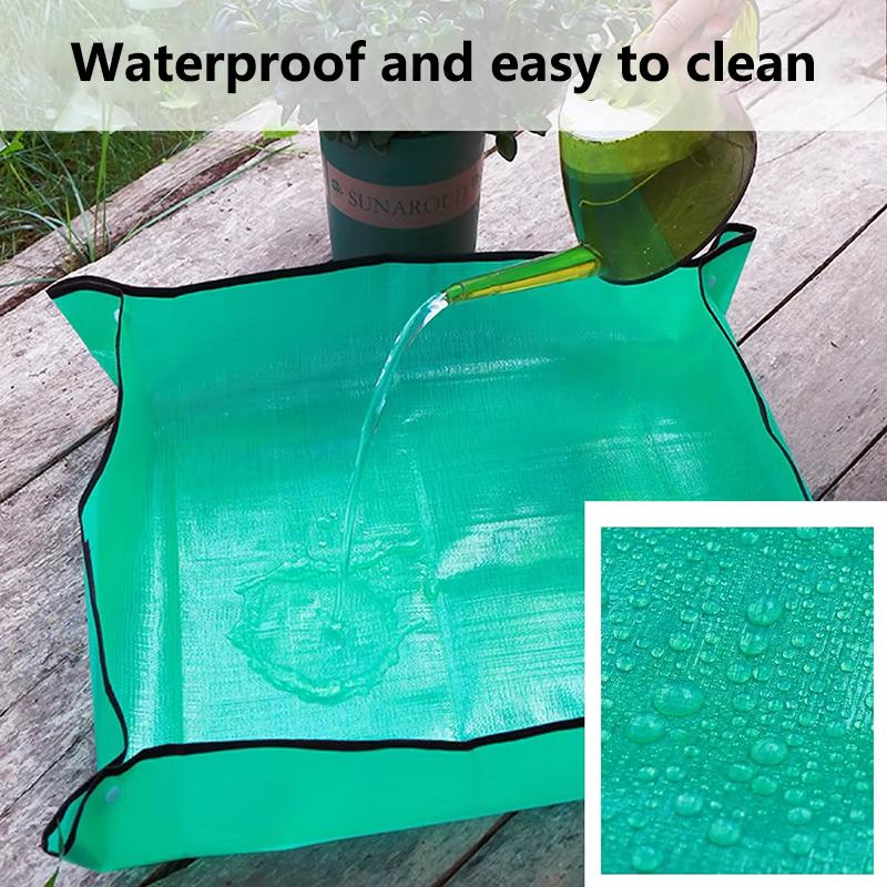 Home Gardening Supplies Planting Mat Potting Pad Foldable Garden Plant Flower Pot Reusable Transplanting Waterproof Mats