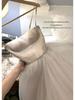 Flowing Immortal Princess Mesh Tie-Waist Dress