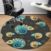 1pc Chameleon Pattern Office Round Area Rug, Indoor Mat Suitable For Office, Under Office Chairs Bedroom Living Room Home Decor, Room Deco