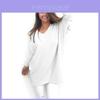 Sweet Girly Vneck Pullover Long Sleeve Top Womens Slim Fit Polyester Autumn Casual