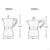 Coffee Maker Portable Aluminum Percolator Pot Espresso /6Cups Easily