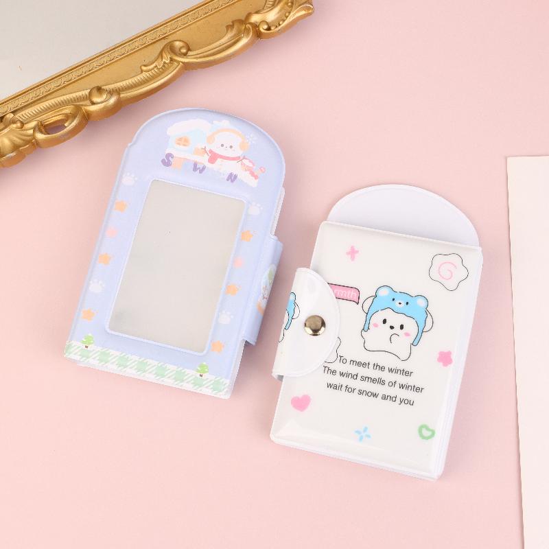 1 Piece 28 Card Slots Photo Card Binder 3-Inch Kpop Photo Card Photo Album Postcard Photocards Holder Cardalbum For Photographs