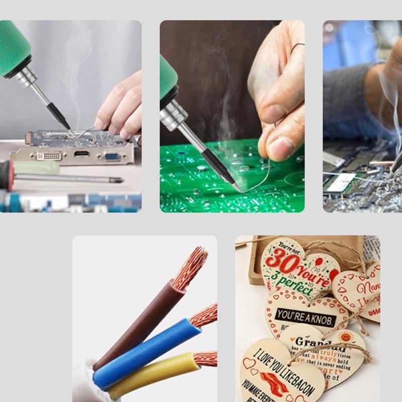 USB-kompatible Lötspitze Hohe Wärmeleitfähigkeit Kupfermaterialien Schneller Austausch Unter 30 Sekunden