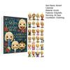 Christmas Advent Calendar 2025 24-Day Countdown Calendar with 24 Pcs Collectible Figures Christmas Tree Ornaments Set for Holiday Party Decor