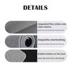 Modern Linen Mouse Pad Rubber Non-slip Computer Laptop Mousepad Large Waterproof Keyboard Mice Mat Home Office