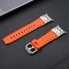 Men Silicone Band For Apple Watch Ultra 2/1 49mm Series 10 9 8 7 Se 6 5 Se Luxury Sports Bracelet for Iwatch 46mm 44 45mm Strap