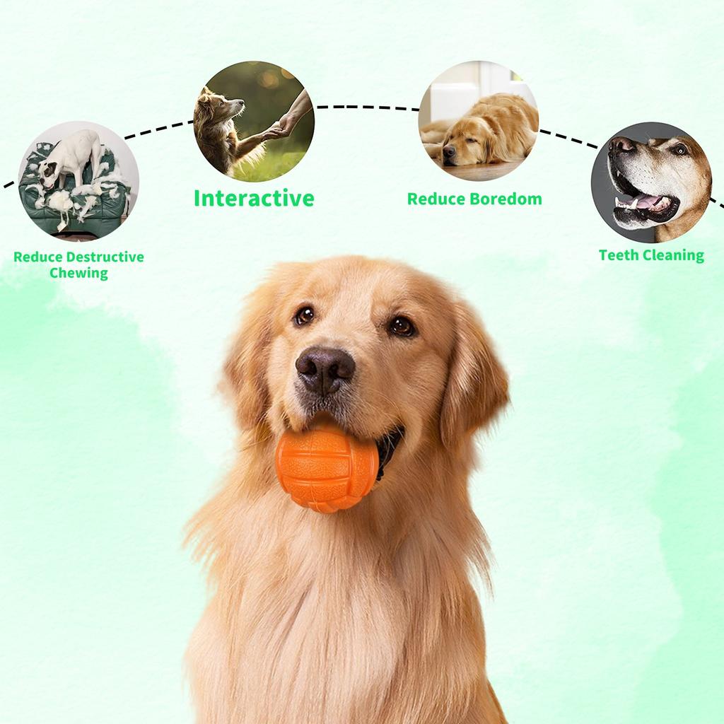 Köpek Malzemeleri, Ses Çıkaran İnteraktif Oyuncak Toplar, Eğlence İçin Yavru Köpek Oyuncakları.