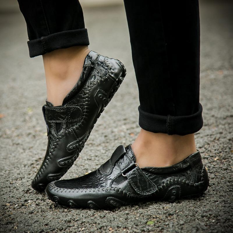 Men's Casual Leather Shoes Men's Formal Shoes Leather Men's Loafers Flat Wedding Shoes