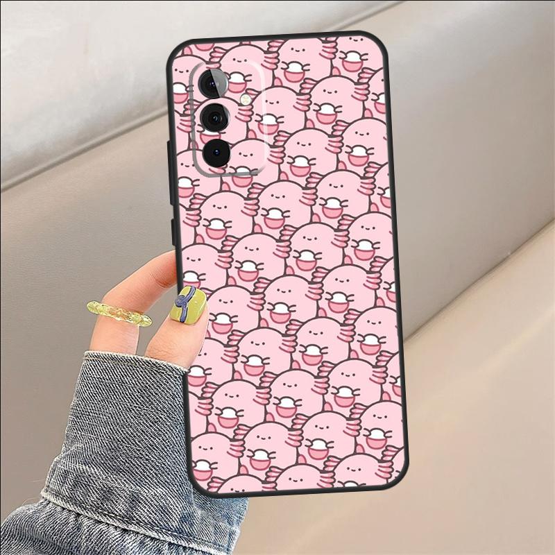 Cute Animal Axolotl Case For Samsung Galaxy A22 A05 A53 A33 A06 A26 A16 A56 A36 A05 A32 A52 A54 A34 A14 A55 A15 A35