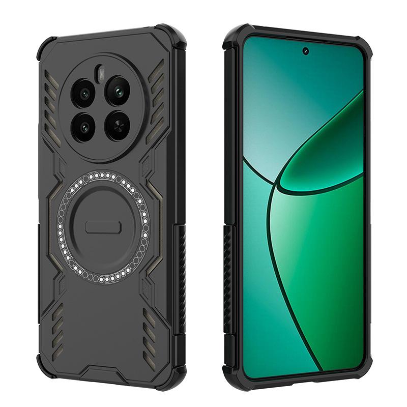 Oppo Realme 12 Plus/Realme P1 MagSafe Case,Magnetic Drop-Proof Phone Case Cover for Oppo Realme 12 Plus/Realme P1