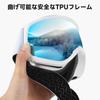Findway Ski & Snowboard Goggles for Adults, OTG, Anti-Fog Spherical Lens, UV400, Helmet Compatible (White Frame / Sapphire Blue Lens)
