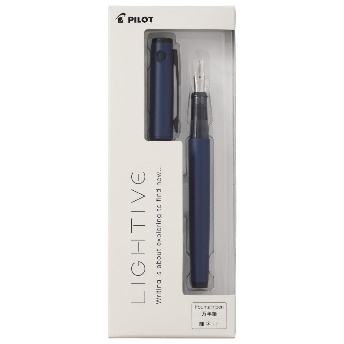 Pilot Fountain Pen Laitive Lightweight Cartridge Type Fine Point (F) Navy PFLT1NVF