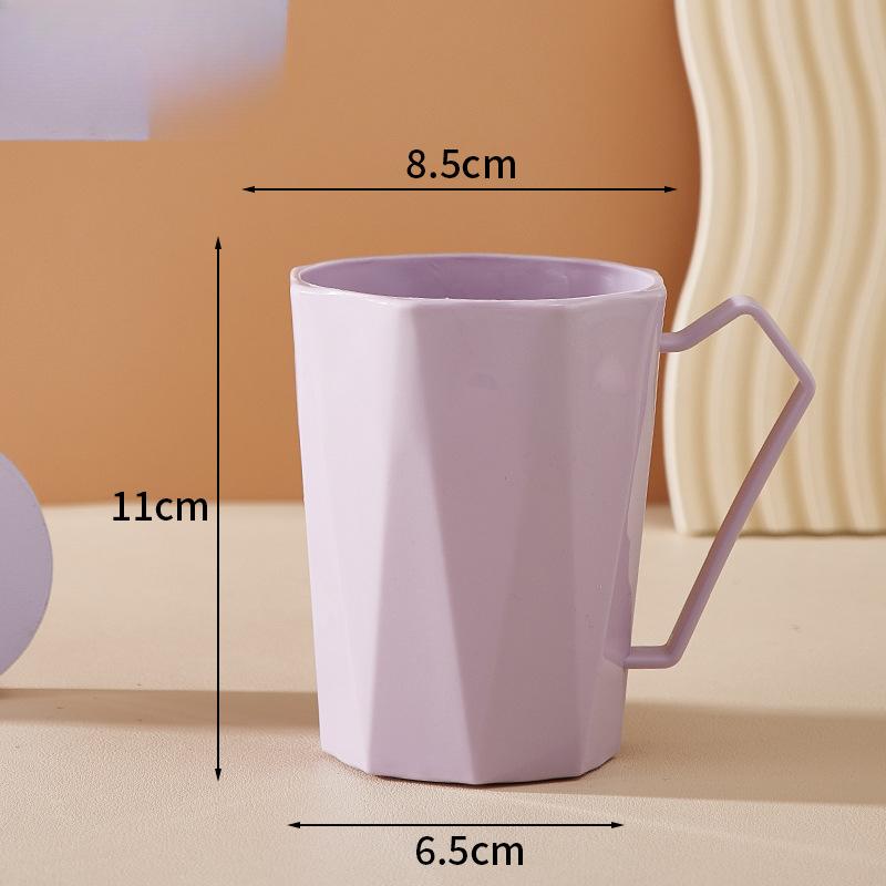 

Large-capacity Toiletry Toothbrush Cup Household Plastic Tooth Cup Thickened Brushing and Rinsing Cup 701-800ml світло-фіолетового кольору