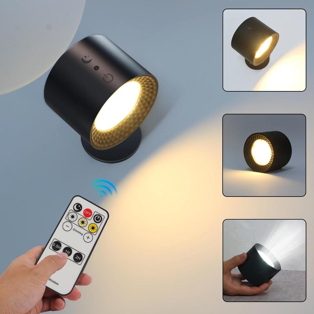 Magnetic Rechargeable Bedroom Inside Bedside Wall Sconce Ambiance Decorative Reading Shooting Nightstand Indoor Twin Lights