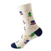 Stylish Cosmic Print Mid-Calf Socks Women Men Cotton Blend Trendy Streetwear Casual