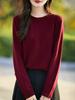 Women's Cashmere Sweater Qinghe Cashmere 50% Silk 50% Wool Autumn and Winter Cashmere Pullover Soft and Warm