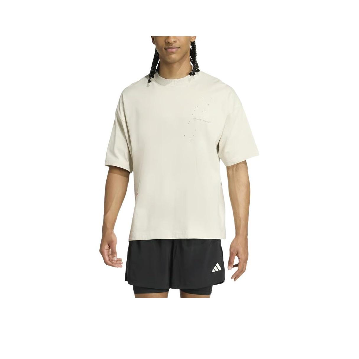 

Adidas X H.Koumori Collaboration Performance Relaxed SS25 Round Neck Comfortable Casual Loose Short Sleeve T-Shirt Unisex Tops JM4246 L