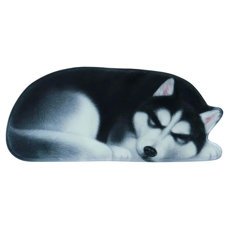 Floor Mats, Non-slip Mats, Entrance Door Bathroom Absorbent Toilet 3D Puppy Animal Bedroom Bedside Blanket Living Room
