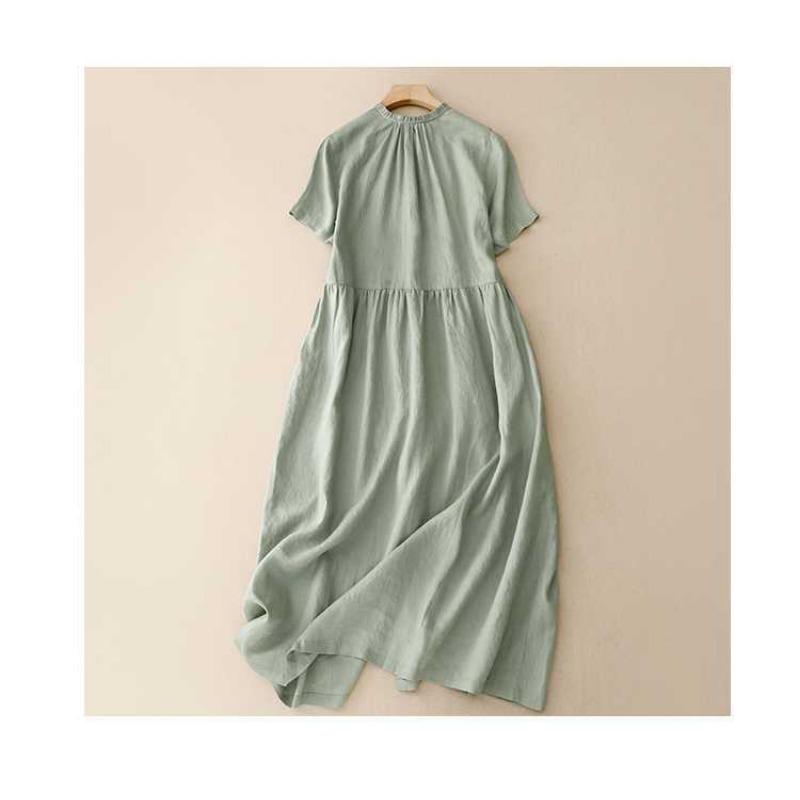 Women's Geometric Print Cotton Dress