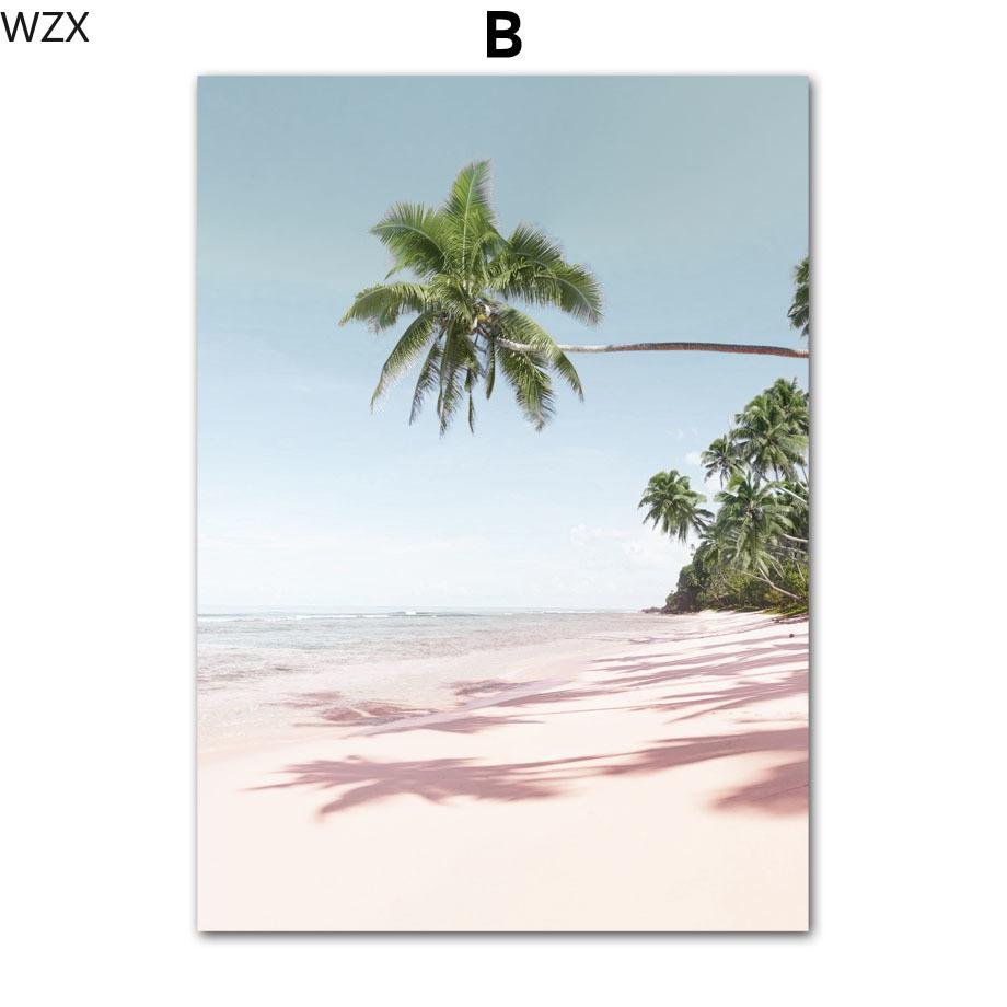 Morze Egejskie Santorini Plaża Muszla Kwiat Sztuka Ścienna Płótno Malowanie I Wydruki Obrazy Ścienne Do Wystroju Salonu Plakaty Nordyckie