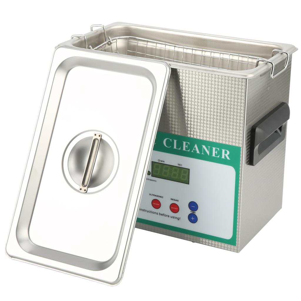 Ultrasonic Washing Machine Timed for Jewelry Ring Necklace Cleaning DK 230HTD 3.2L 120W