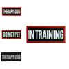 Decorative Pet Patch Do Not Pet Therapy Dog Training Service Black And White English 9*4cm