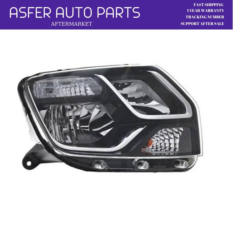 Headlight Right Left 2 Pcs. Set for Renault Dacia Duster 2014-2018 OEM 260605020R 260107307R