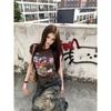 New Printed Short-sleeved T-shirt Summer Round Neck Top