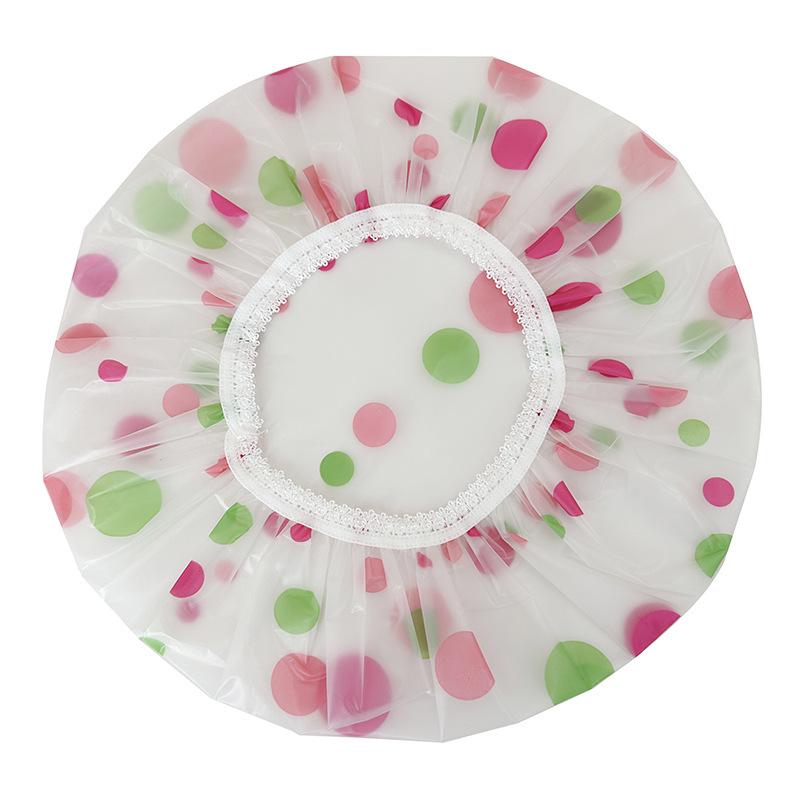 Reusable Waterproof Elastic Shower Cap for Women - Spa & Salon Hair Protection