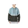 Under Armour Rival Amp Color Block Fleece Hooded Training Sweatshirt Men Sweatshirt Blue 1357090-424