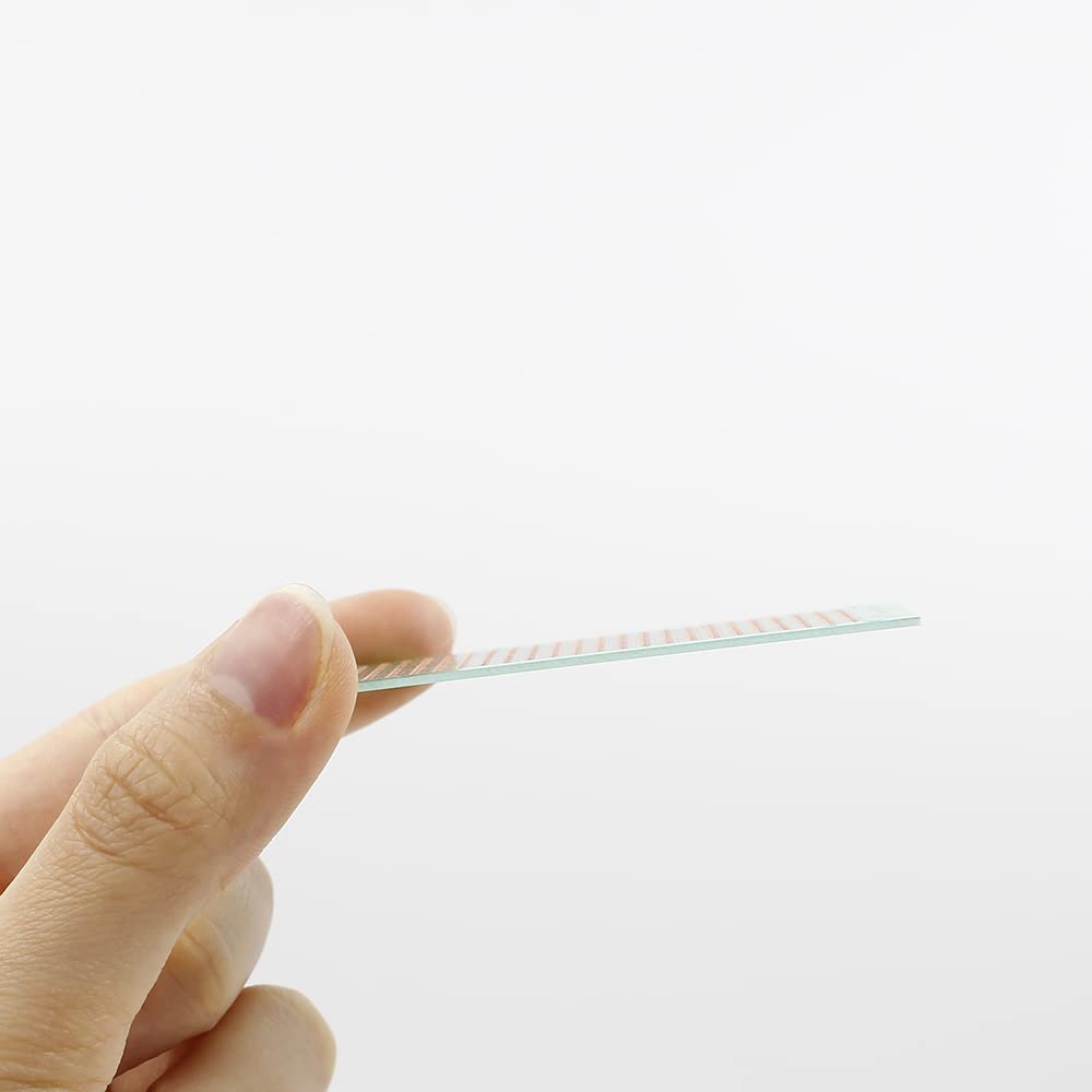 10-Pieces 50mm x 70mm Copper Strip PCB Board, 368 Holes Perfboard, Universal Stripboard Printed Circuit Board for Soldering Prototyping Testing