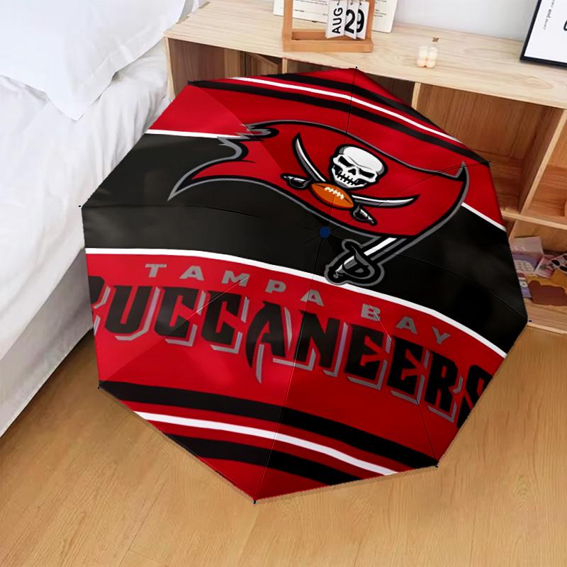 Tampa Bay Buccaneers Helmet Umbrella Folding umbrella, automatic umbrella 8-Frame for Travel, camping Use Gift for Halloween Christmas