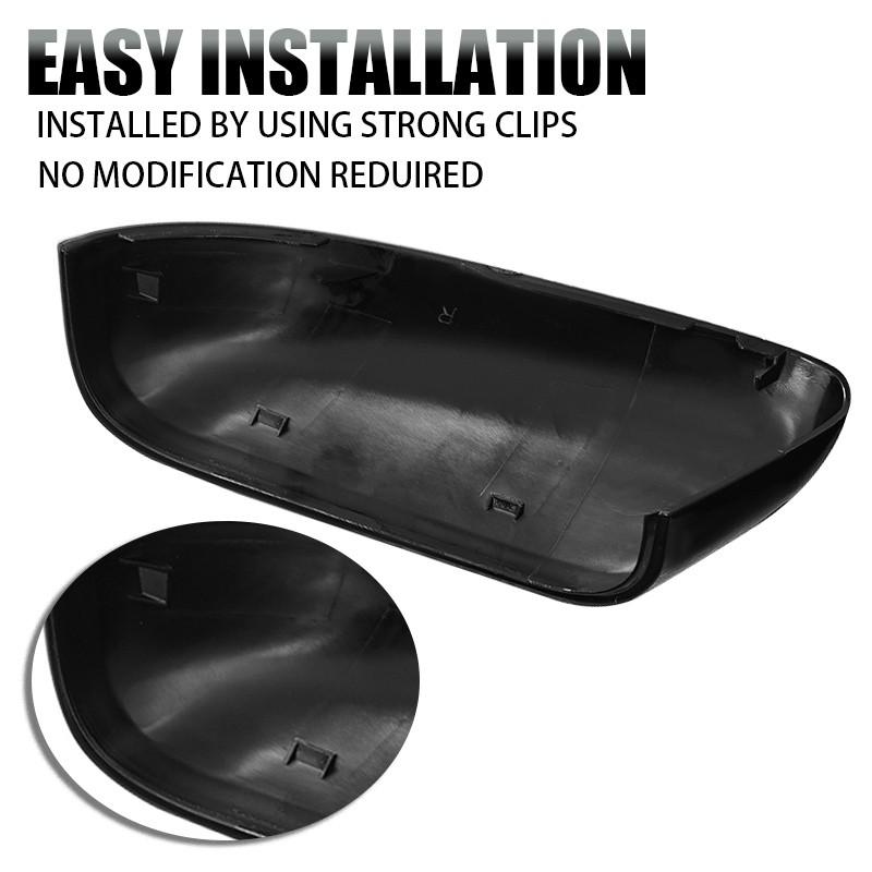 Right Side Rearview Mirror Cover Black For Ford Explorer 2016-2019 GB5Z17D742 RH