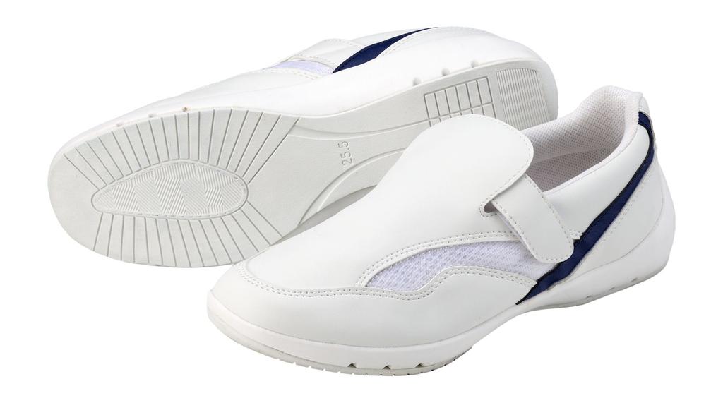 Nagaileben Nurse Shoes MN410 T Royal Blue, Size 24 Cm