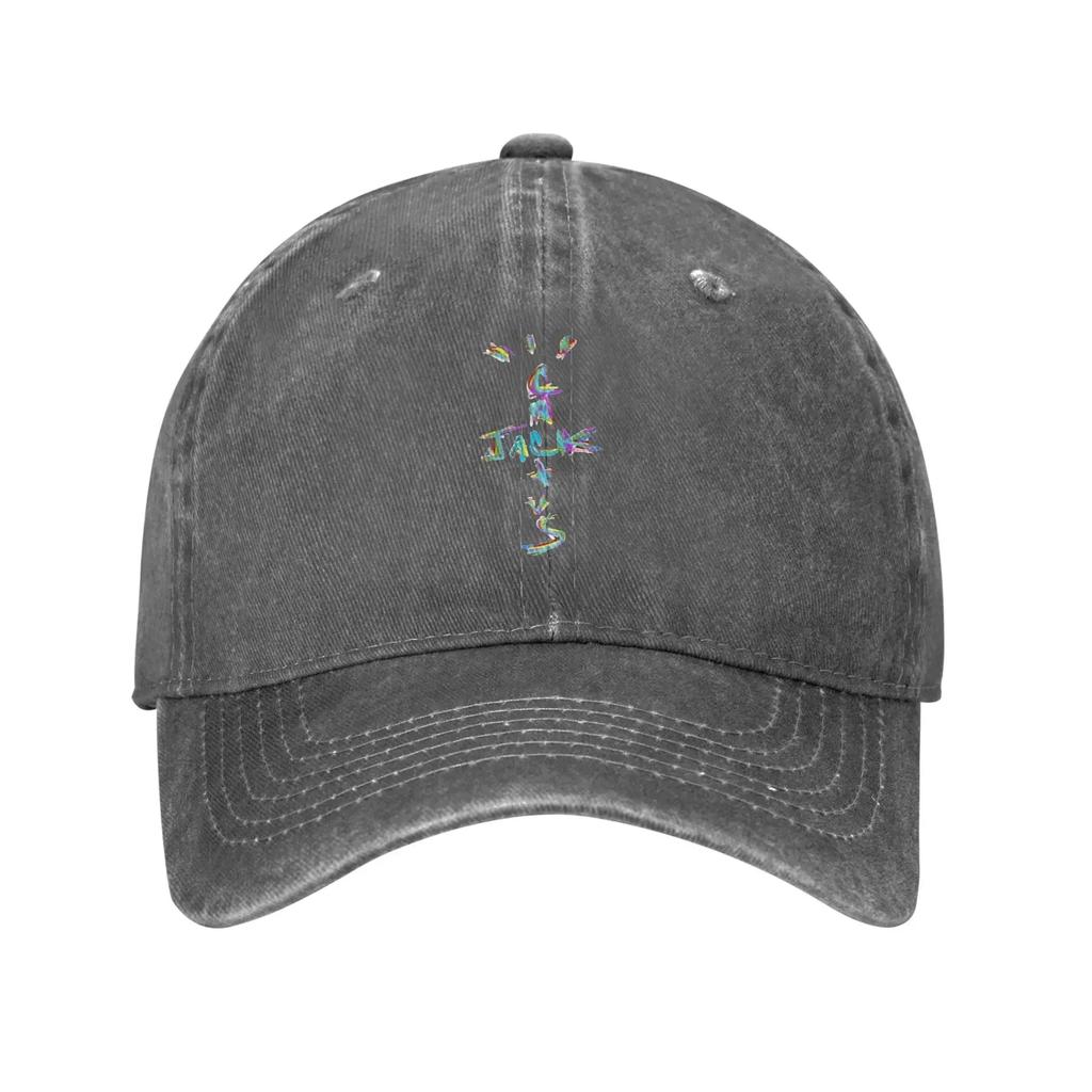 Washed Baseball Cap Cactus Jack Summer Trucker Hat For Men Adult  Guy y2k Funny Hunting Camping Sun Snapback Cap