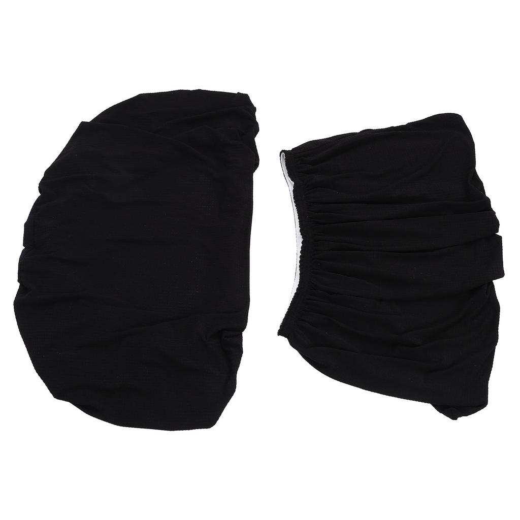 RV Dinette Cushion Covers Water Resistant Elastic Sofa Furniture Protector for Trailer Motorhome Camping Vehicle Black
