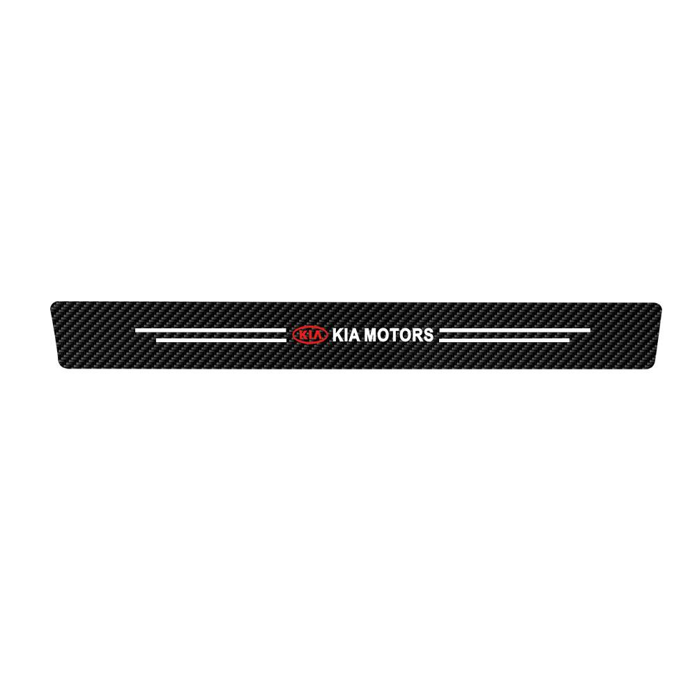 AGZ1 Car Door Sill Plate Sticker Anti-scratch Strip for KIA Ceed Carnival Sportage 4 Picanto Bongo 3 Soul Rio Ray Auto Accessories