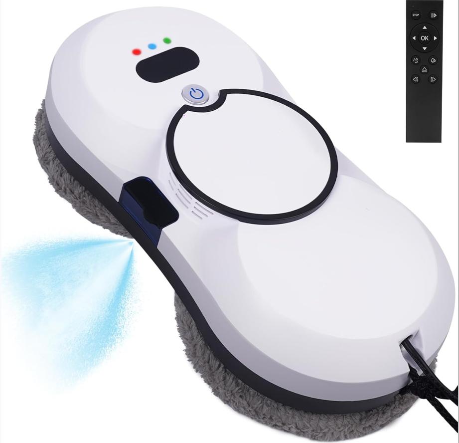 

PSHCR10 Automatic Water Spraying Intelligent Window Cleaning Robot 20min battery life 2.4G Bluetooth remote control suction force of 2800Pa