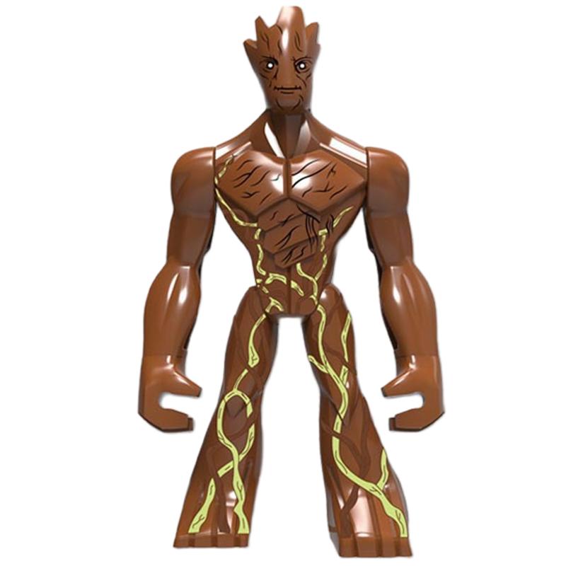 Blind Box Mini Bouwstenen X654 Figuren Grote Goblin Spiderman Iron Man Venom Kapitein Hawk Deadpool Pantser Kerstcadeaus Speelgoed