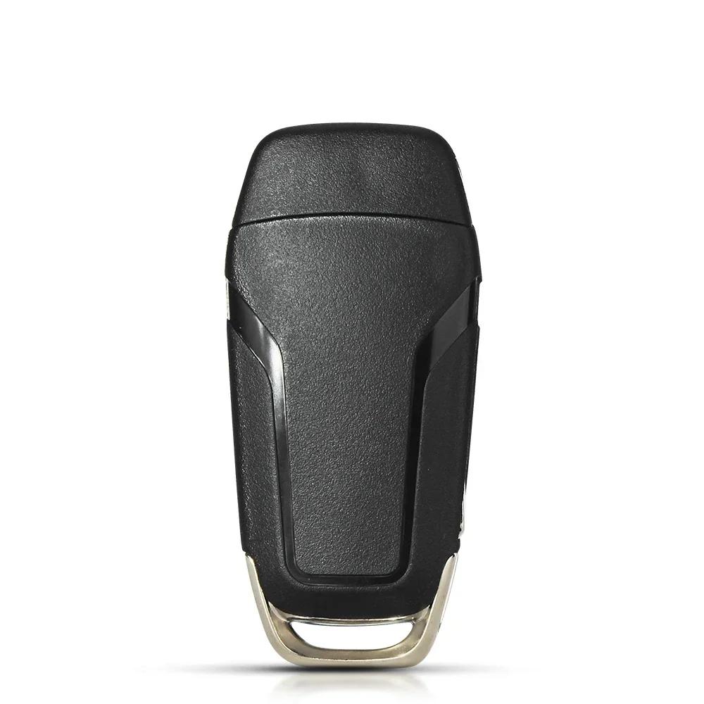 Flip Remote Key Shell 2/3/4 Buttons Case For Ford - F-150 Fusion F-250 F-350 Focus Mk Mk7 Explorer Ranger Hu101