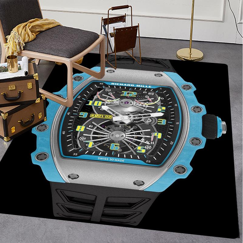 Swiss watch R-Richard Miller printed carpet high-end watch dial floor mat living room sofa room decorative art rugs
