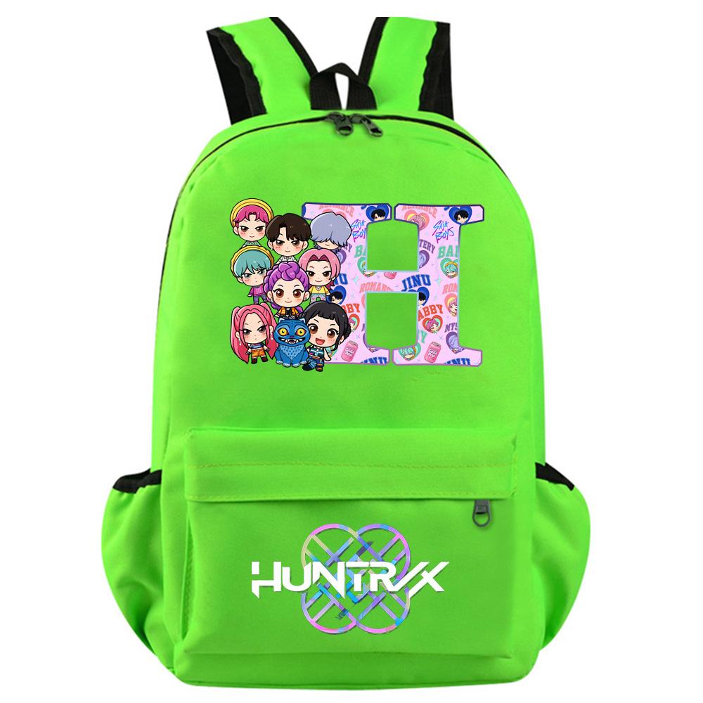Anime 26 English Letter Kpop Demon Hunters Printed Backpack for Teenager Student Girl Boy Bookbag Schoolbag Women Large Capacity Travel Bag Kid Gift