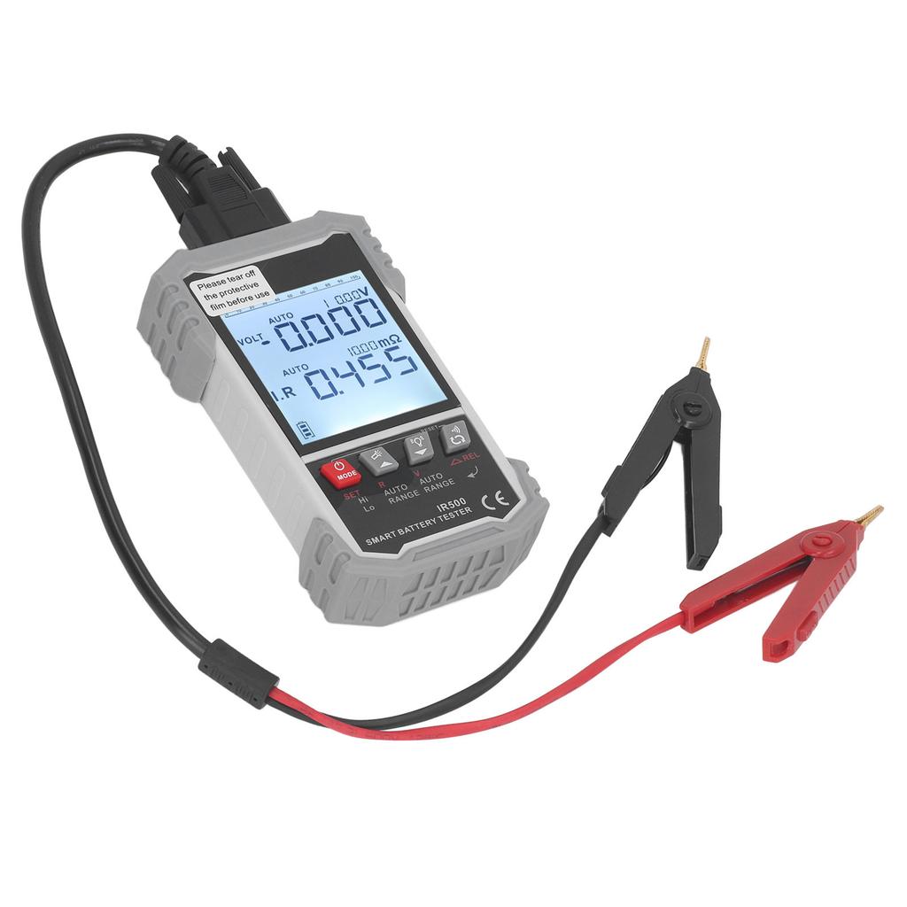 Tester di Resistenza Interna Batteria Auto Automobilistico Litio Alcaline Analizzatore 0m Ohm ~500 Ohm