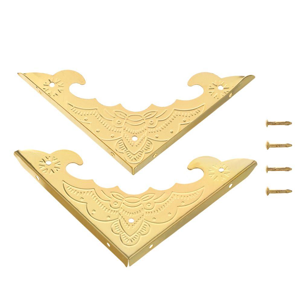 Möbelbeschläge Beschläge Beine Eckenschutz Dekoration Ecke Holzkiste Teile Antiker Schmuck