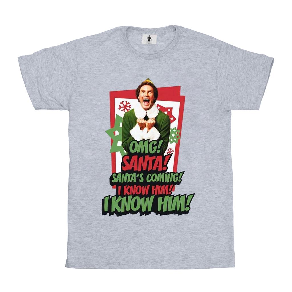 Elf Mens OMG Santa T-Shirt