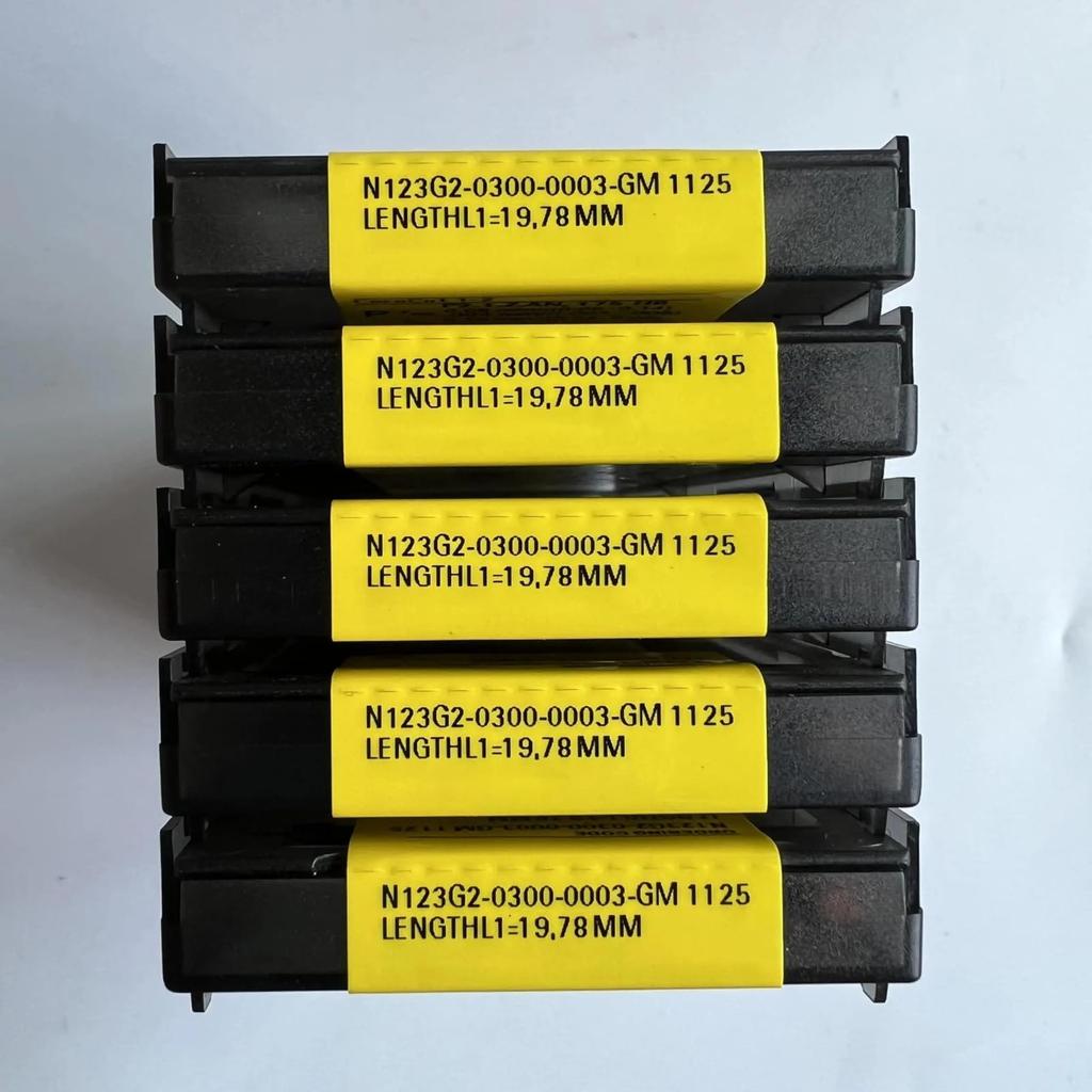 Original Sandvik / N123G2-0300-0003-GM 1125 /Carbide CNC Blade 10 PCS