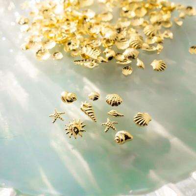 Under the Sea Gold Metal Charm Parts Set